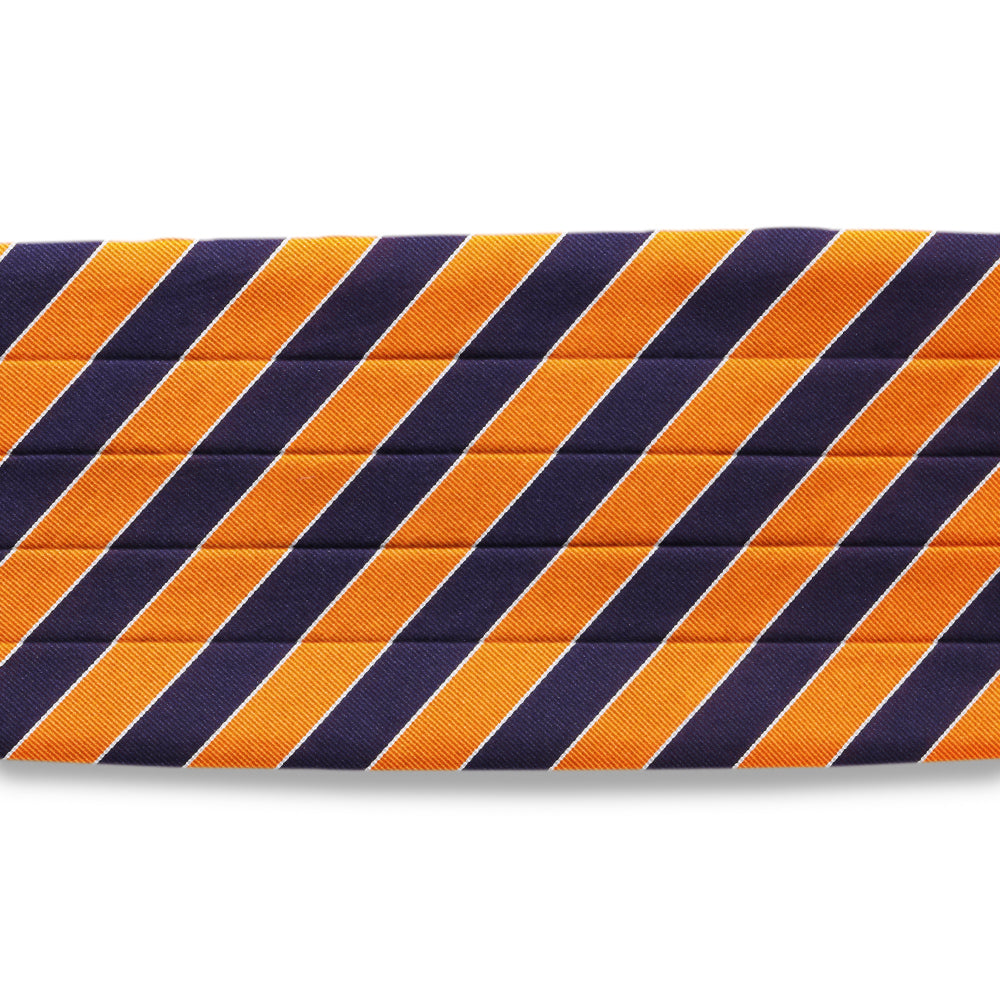 Scholastic Navy/Orange Cummerbunds Beau Ties of Vermont