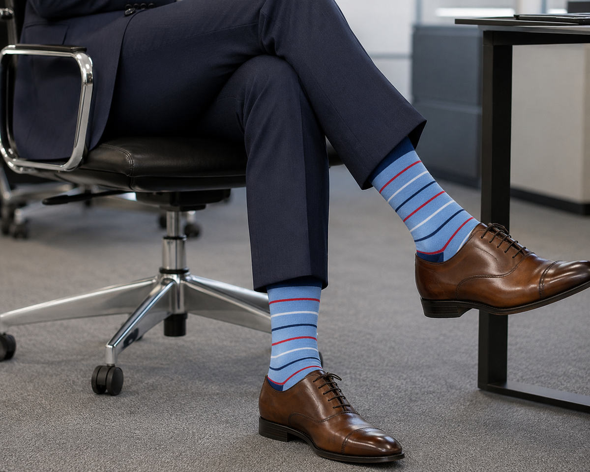 mens light blue dress socks Slim Stripes Men’s New top 10 Lucette Off Shoulder Ruched 12) Socks for men Color:Luminous Yellow