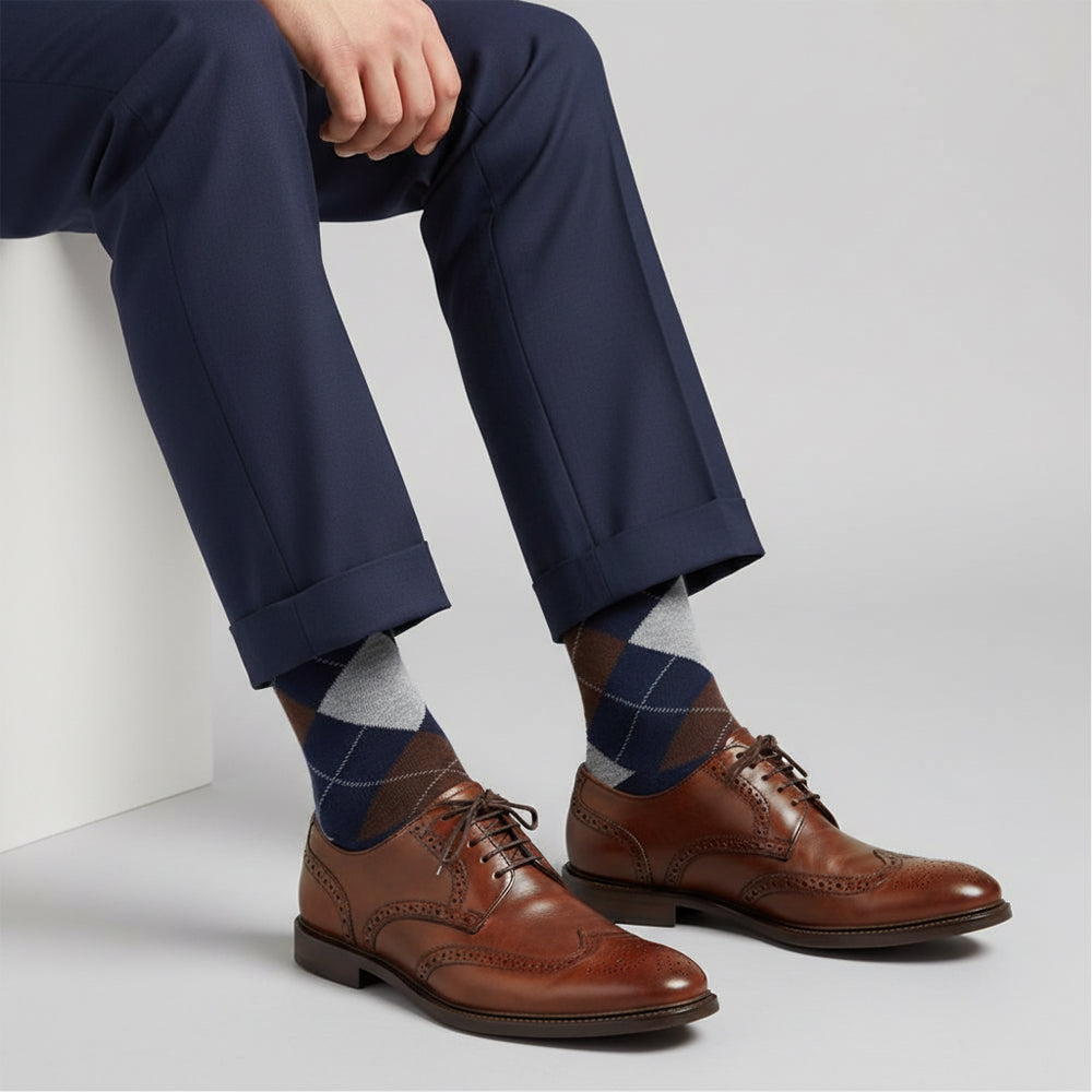 Classic Navy Men's Socks Beau Ties of Vermont Classic Navy Men's Socks Beau Ties of Vermont