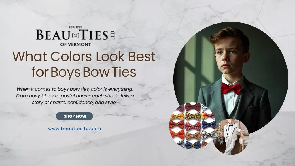 What Colors Look Best for Boys Bow Ties