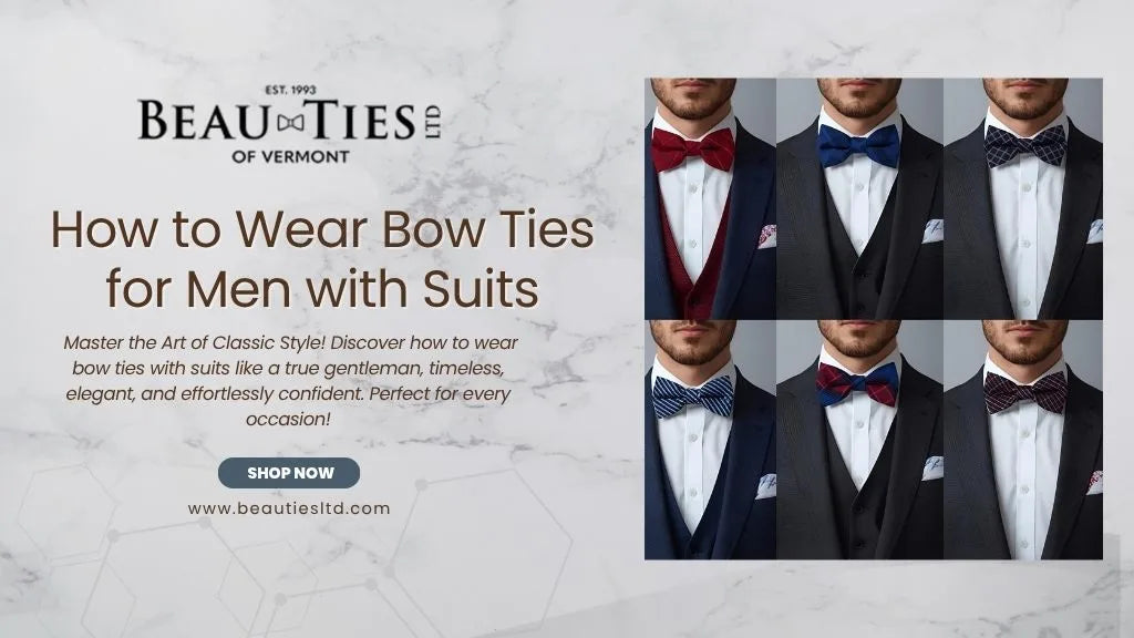 How to Wear Bow Ties for Men with Suits