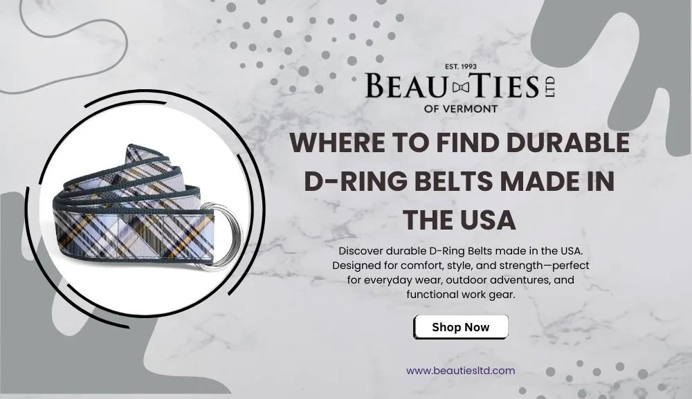 Explore durable D-Ring Belts made in the USA, featuring leather and braided styles built for comfort.