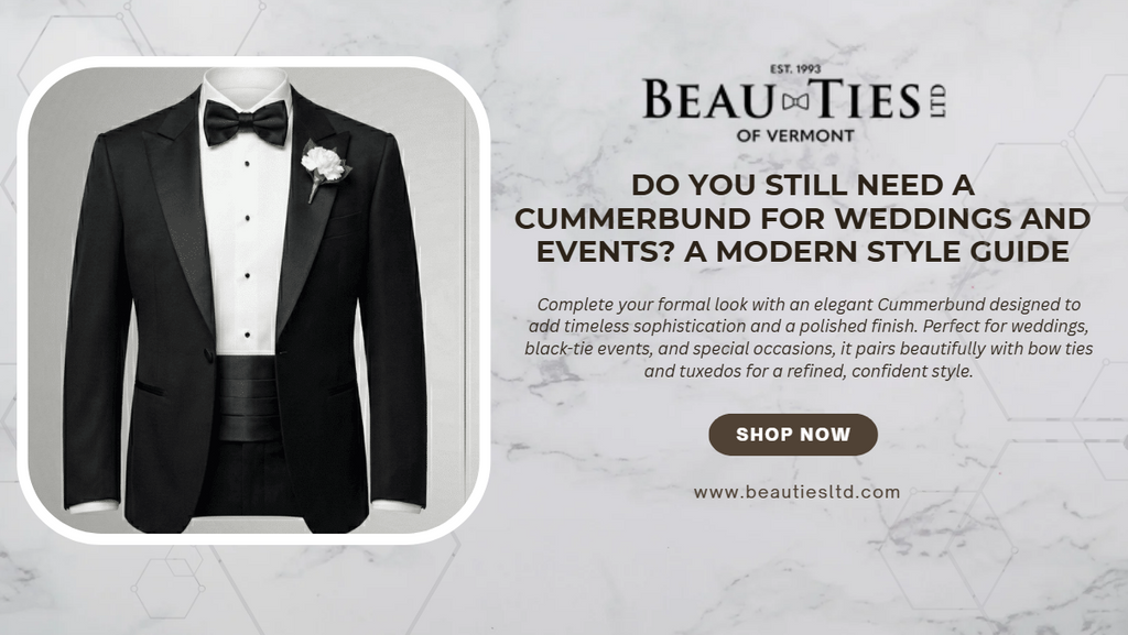 Do You Still Need a Cummerbund for Weddings and Events? A Modern Style Guide