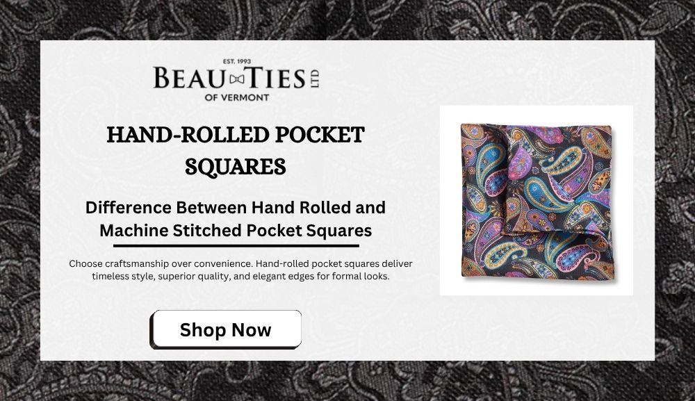 Hand-rolled pocket squares