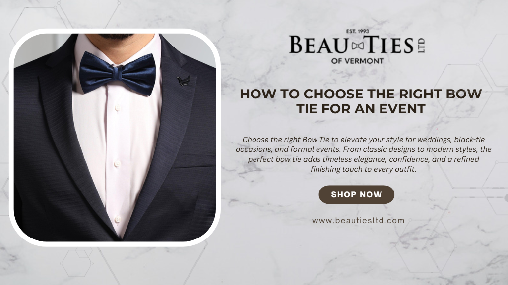 How to Choose the Right Bow Tie for an Event