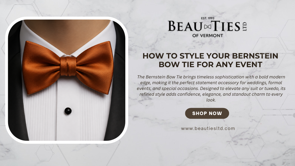 How to Style Your Bernstein Bow Tie for Any Event