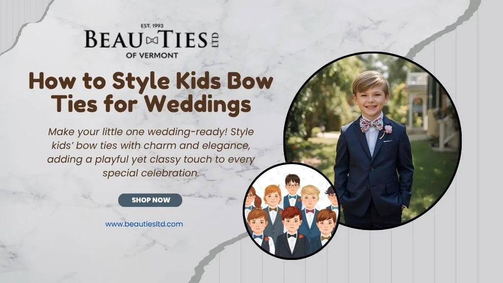 How to Style Kids Bow Ties for Weddings