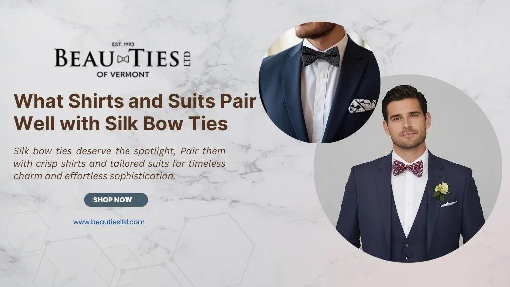 What Shirts and Suits Pair Well with Silk Bow Ties