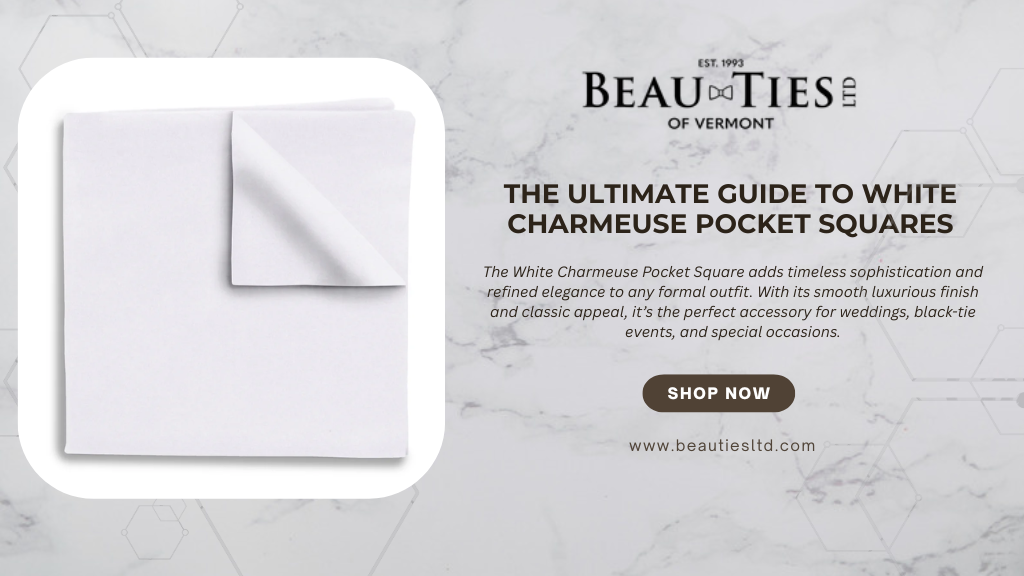 The Ultimate Guide to White Charmeuse Pocket Squares