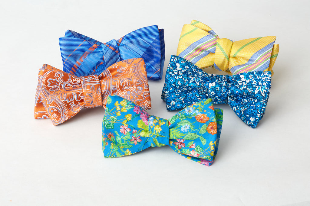 Wearing a bow tie for Casual Event