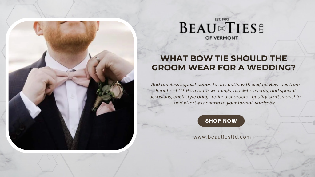 What Bow Tie Should the Groom Wear for a Wedding?