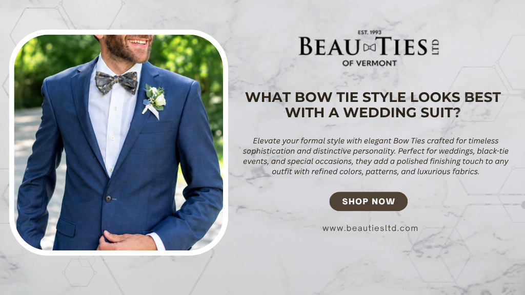What Bow Tie Style Looks Best With a Wedding Suit?
