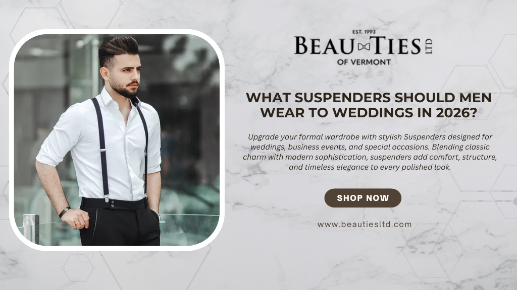 What Suspenders Should Men Wear to Weddings in 2026?