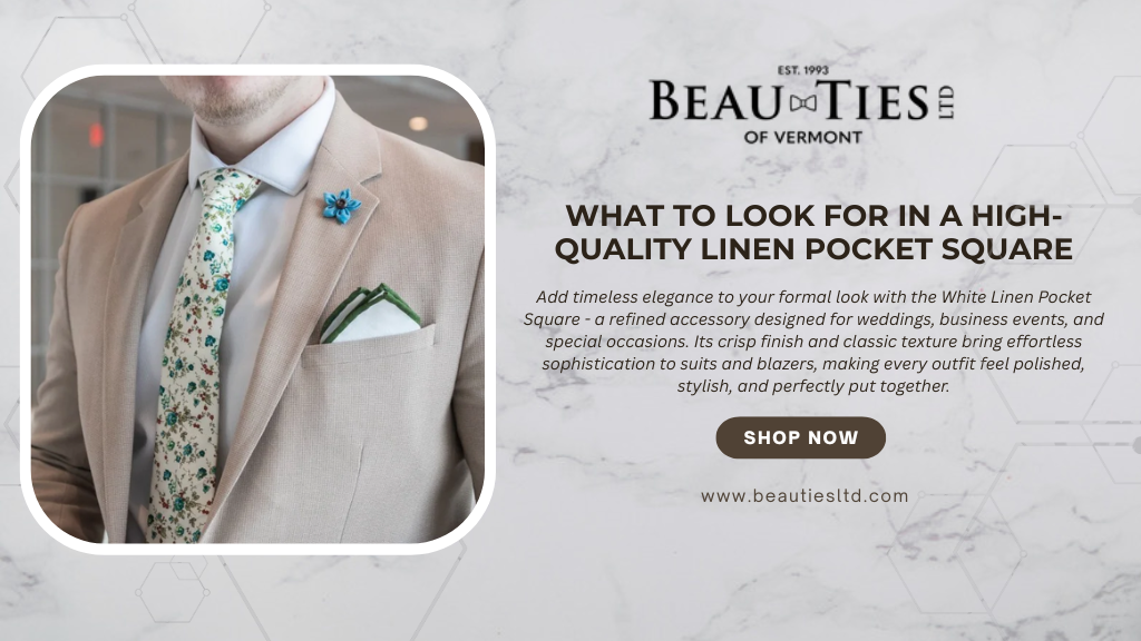 What to Look for in a High-Quality Linen Pocket Square