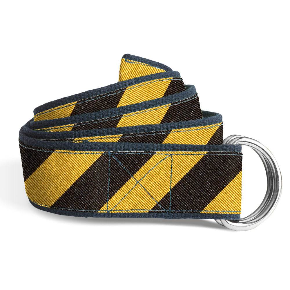 Academy Black and Gold - Women's D-Ring Belts - Beau Ties of Vermont