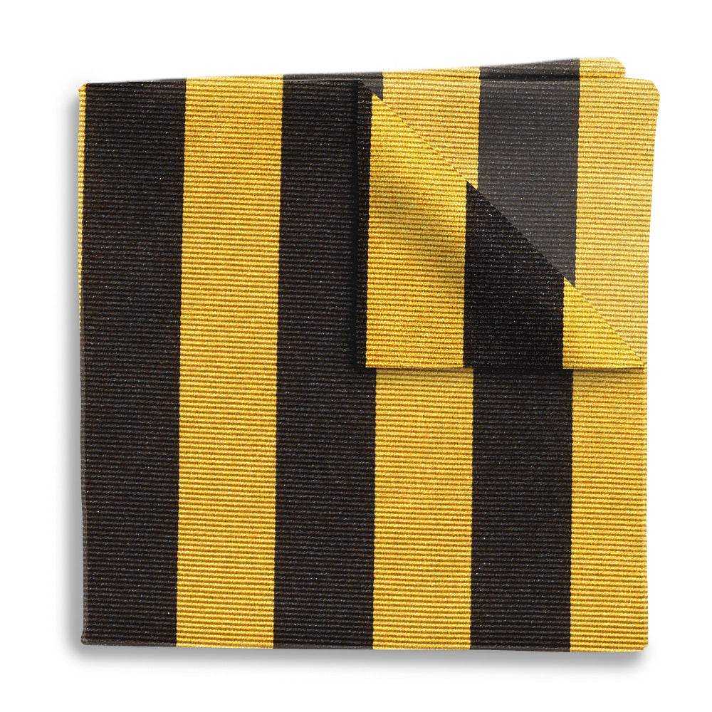 Academy Black and Gold - Pocket Squares - Beau Ties of Vermont