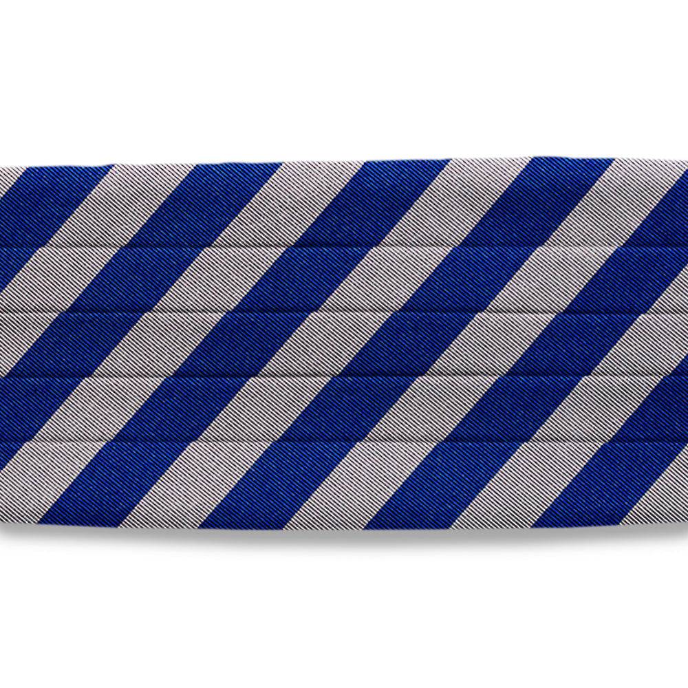 Academy Blue and Silver - Cummerbunds - Beau Ties of Vermont
