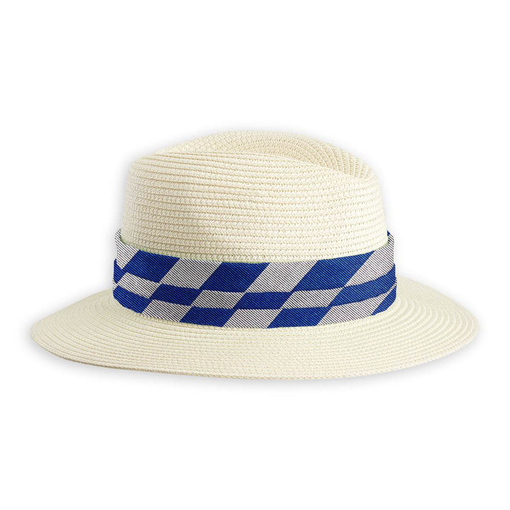 Academy Blue and Silver - Hat Band - Beau Ties of Vermont