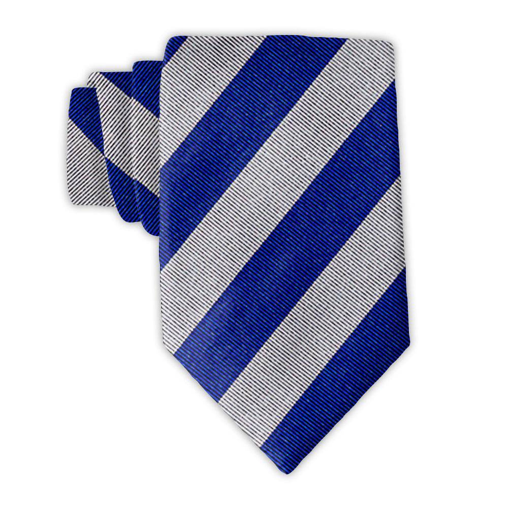 Academy Blue and Silver - Neckties - Beau Ties of Vermont