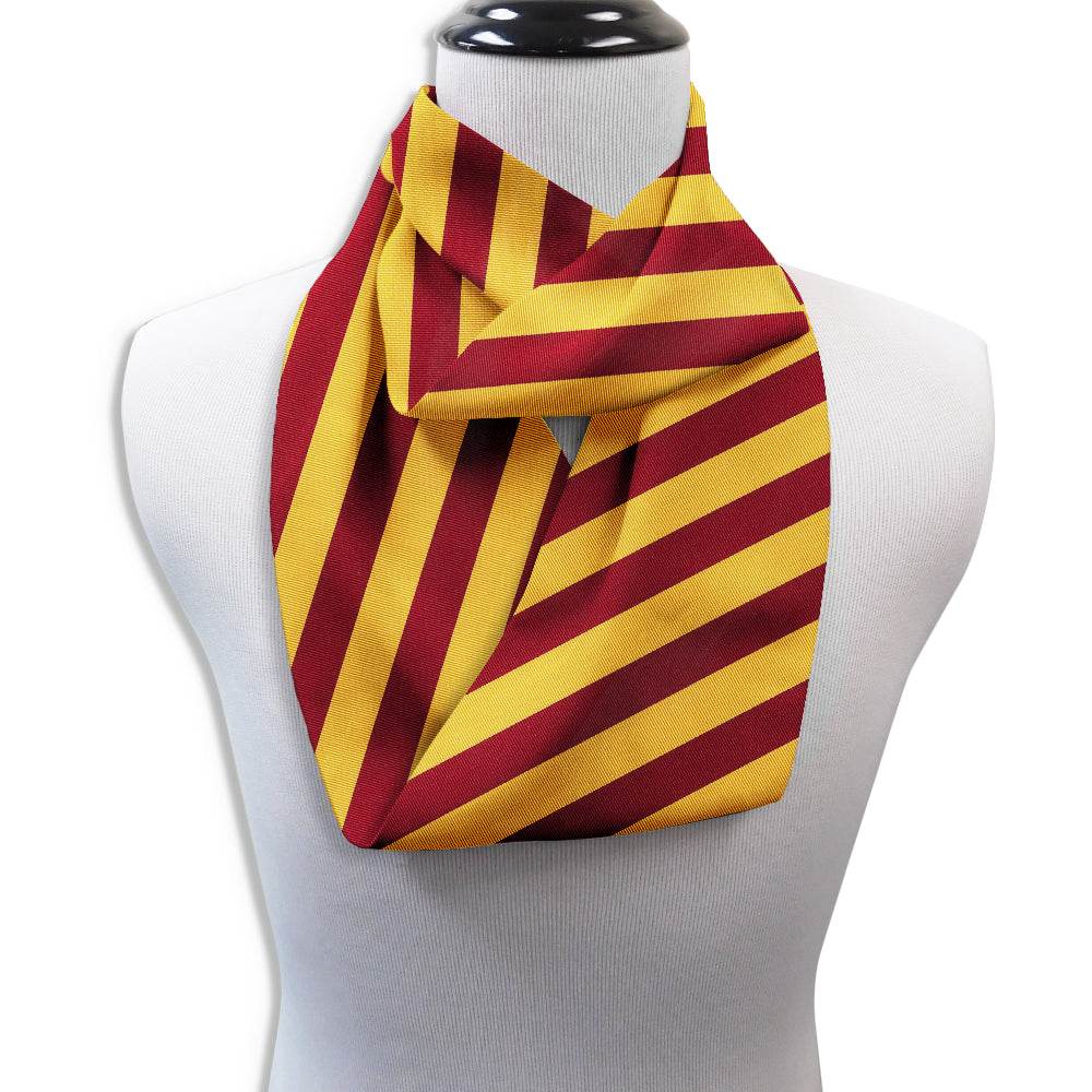 Academy Gold/Maroon - Infinity Scarves - Beau Ties of Vermont