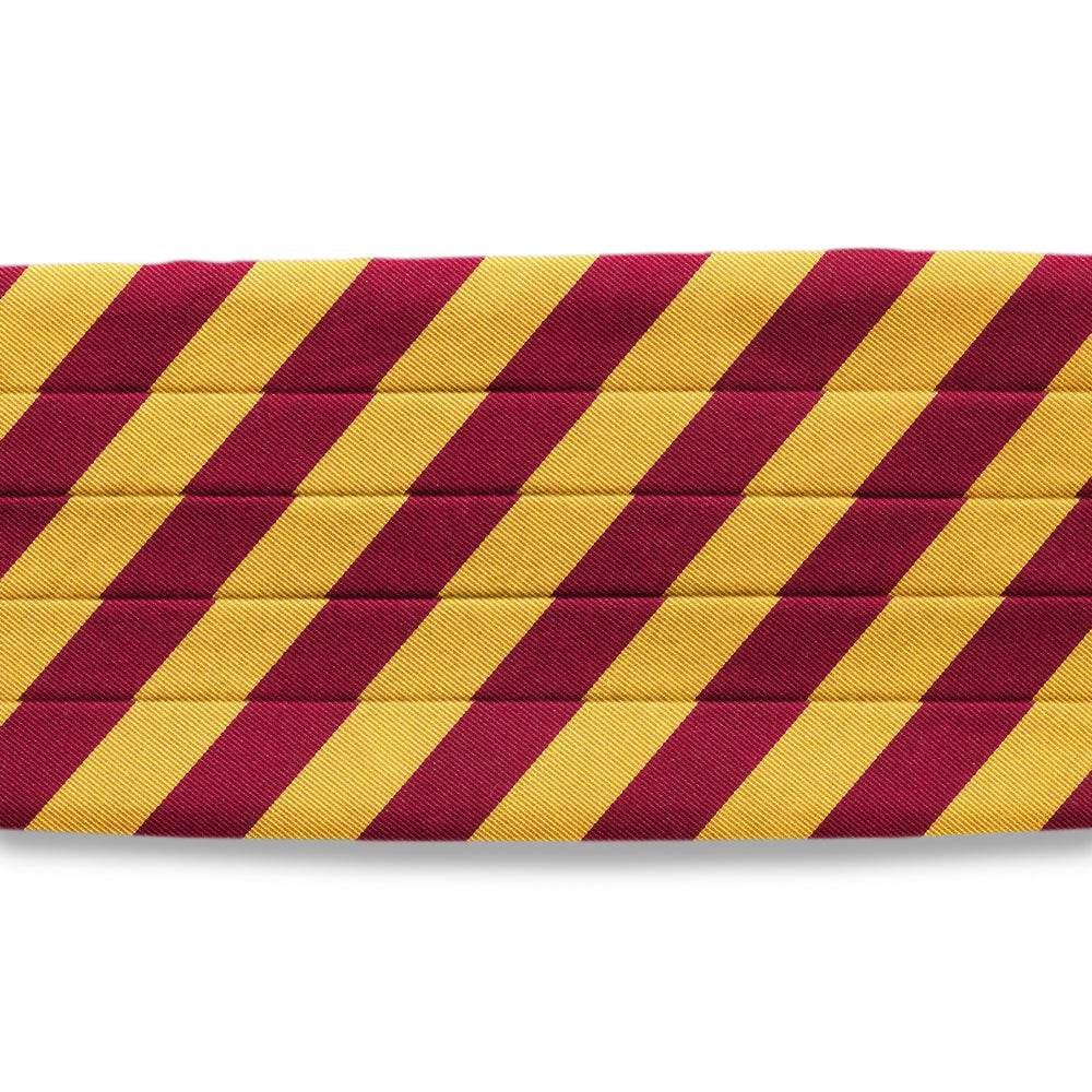 Academy Gold/Maroon - Cummerbunds - Beau Ties of Vermont