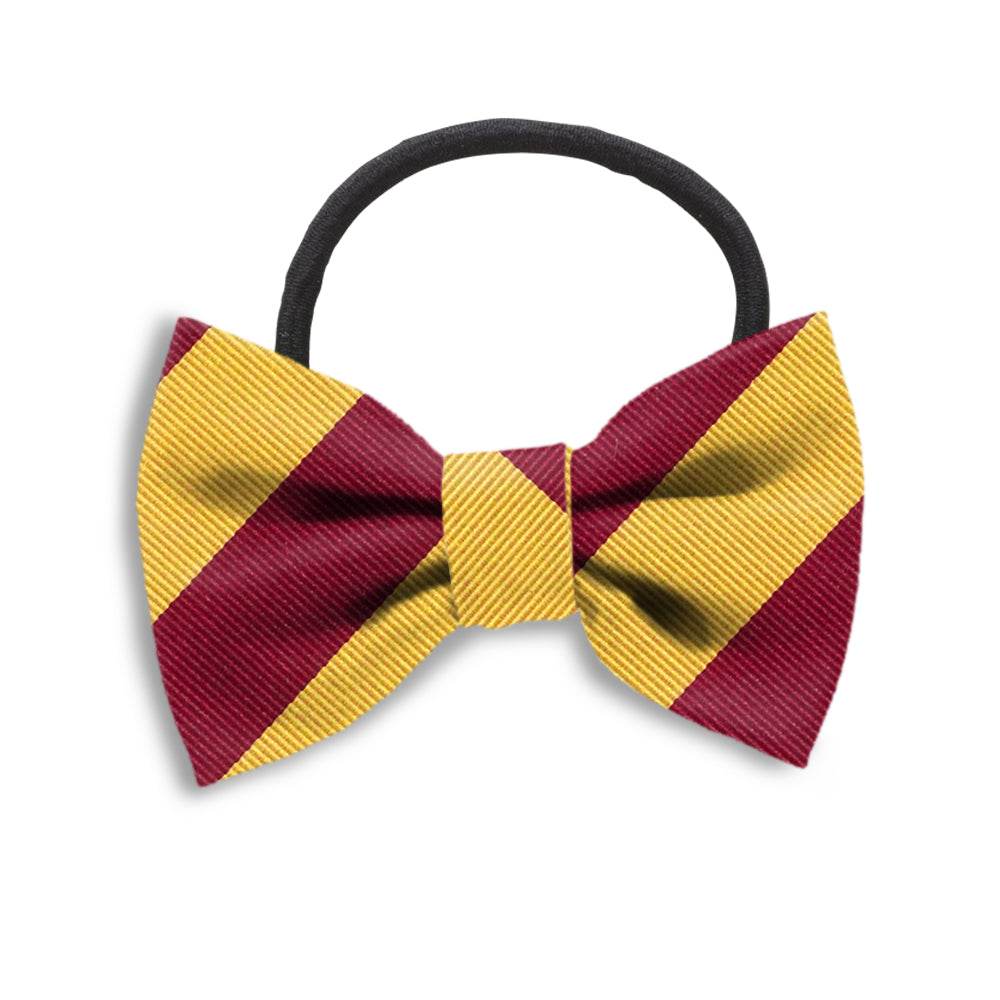 Academy Gold/Maroon - Hair Bows - Beau Ties of Vermont