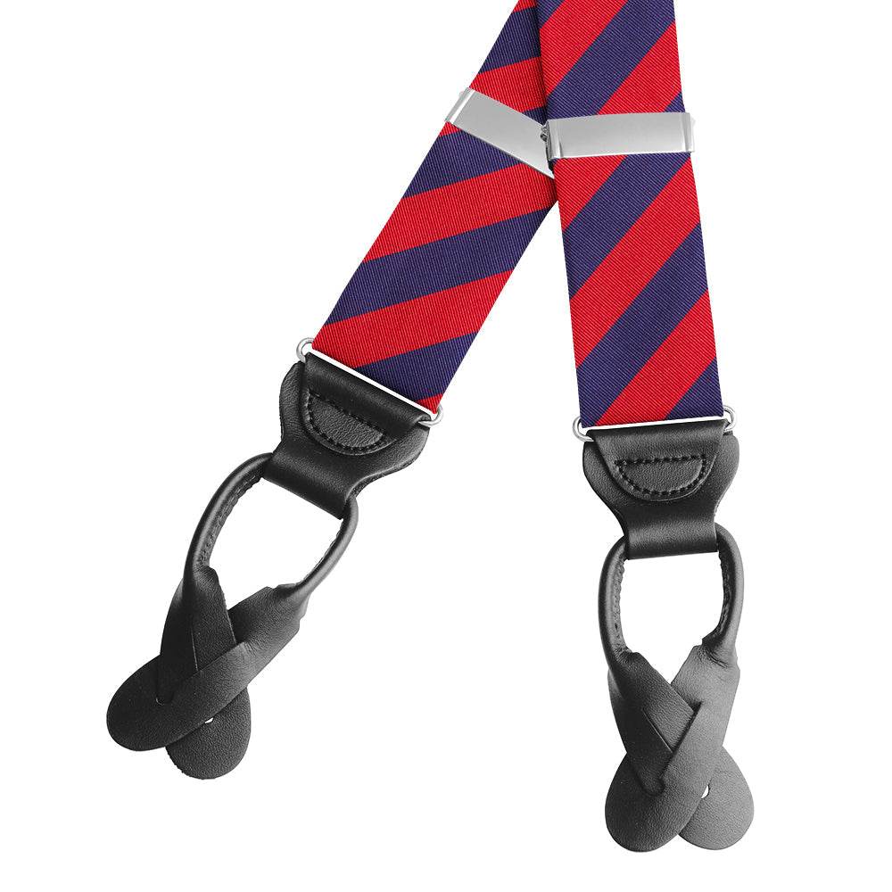 Academy Navy/Red - Braces/Suspenders - Beau Ties of Vermont