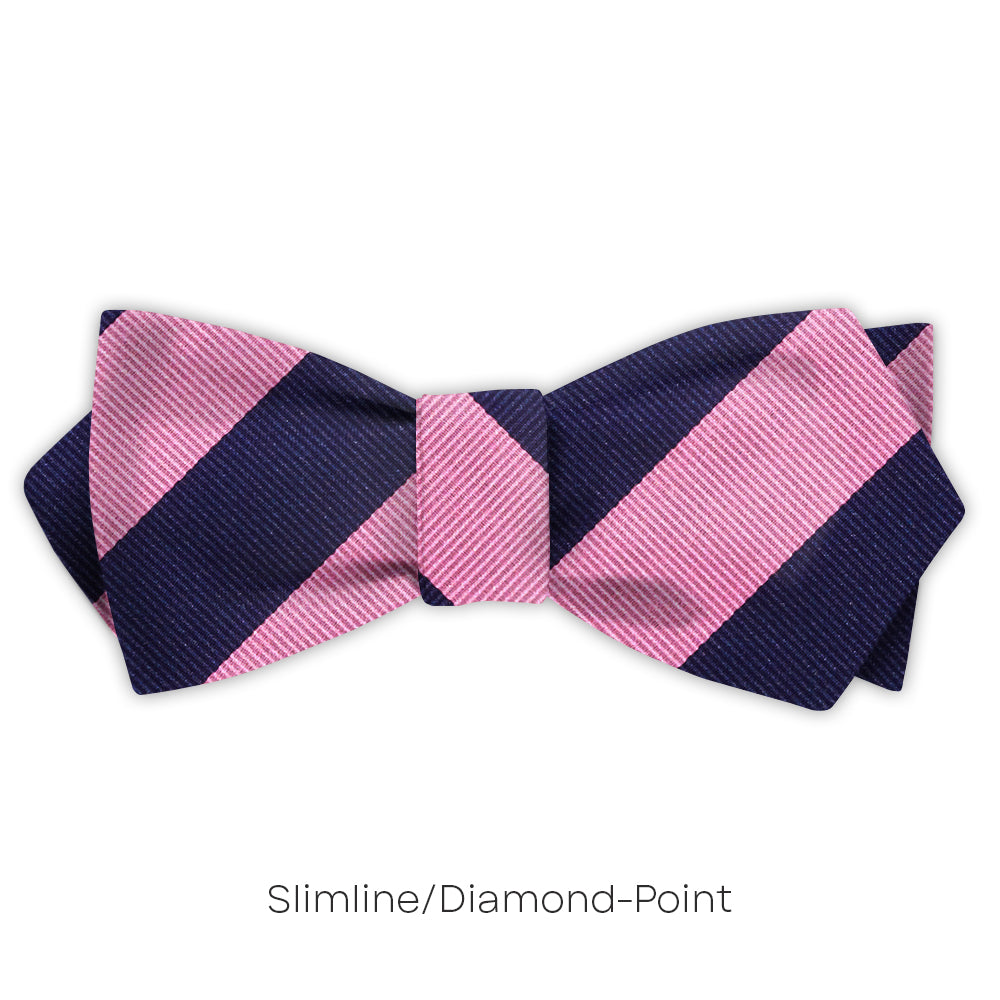 Academy Pink/Navy - bow ties