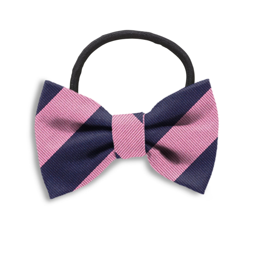 Academy Pink/Navy Hair Bows
