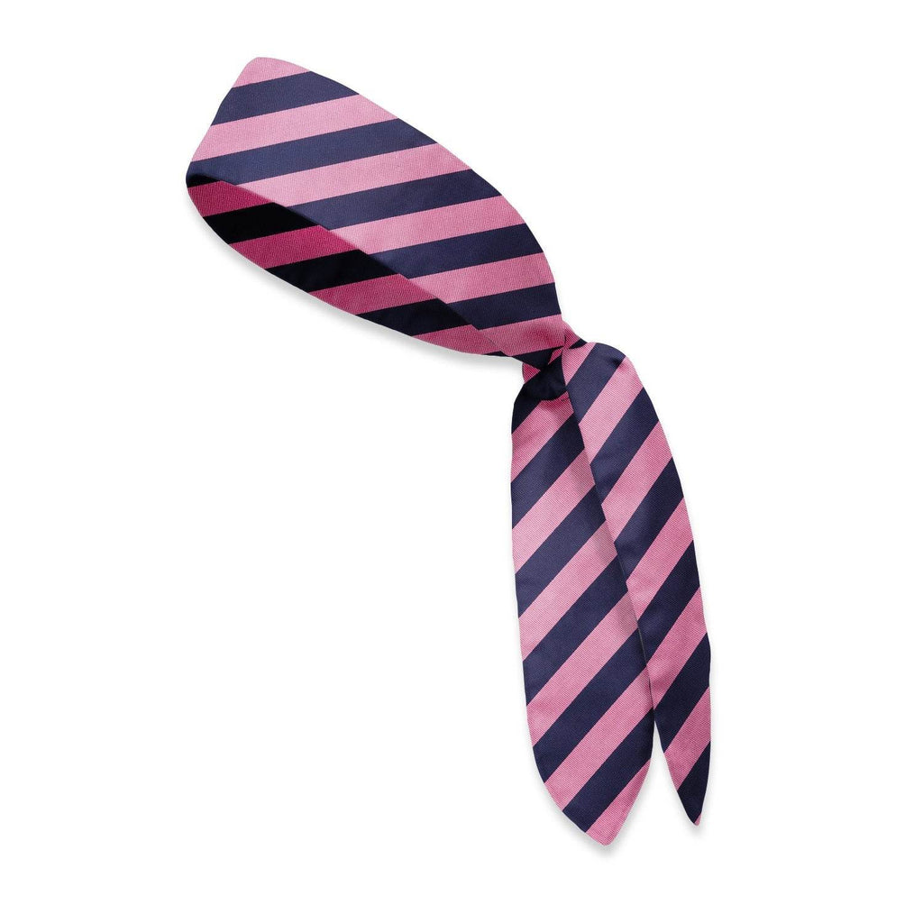 Academy Pink/Navy - Hair Scarf - Beau Ties of Vermont