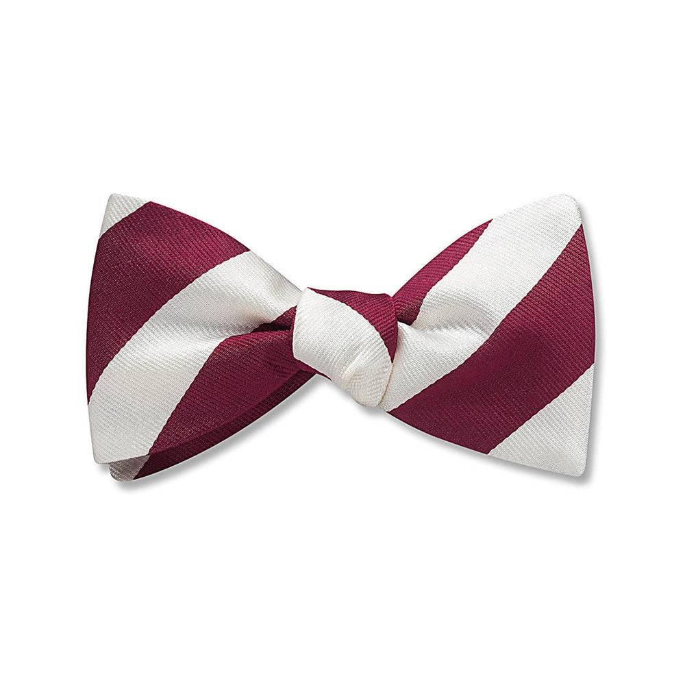 Academy Maroon and White - Kids' Bow Ties - Beau Ties of Vermont
