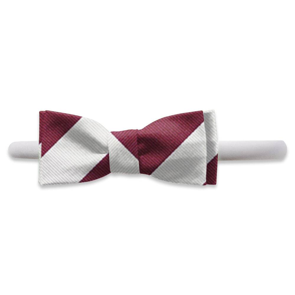 Academy Maroon and White - Kids Hair Band - Beau Ties of Vermont