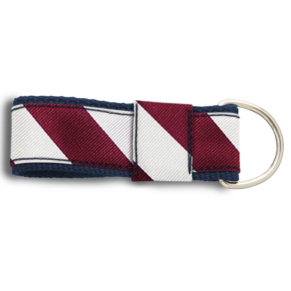 Academy Maroon and White - Key Fobs - Beau Ties of Vermont
