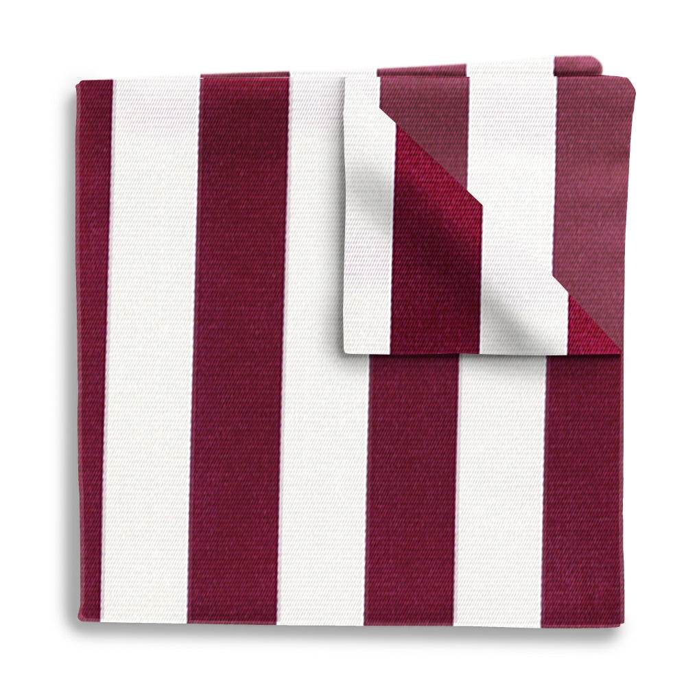 Academy Maroon and White - Pocket Squares - Beau Ties of Vermont