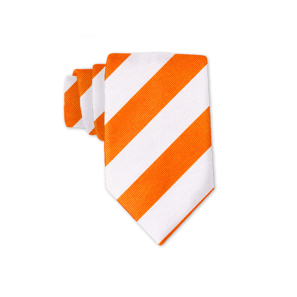 Academy Orange and White Kids' Neckties