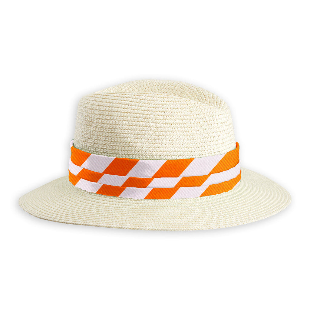 Academy Orange and White Hat Band