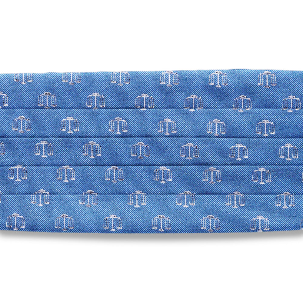 Atticus Blue Cummerbunds