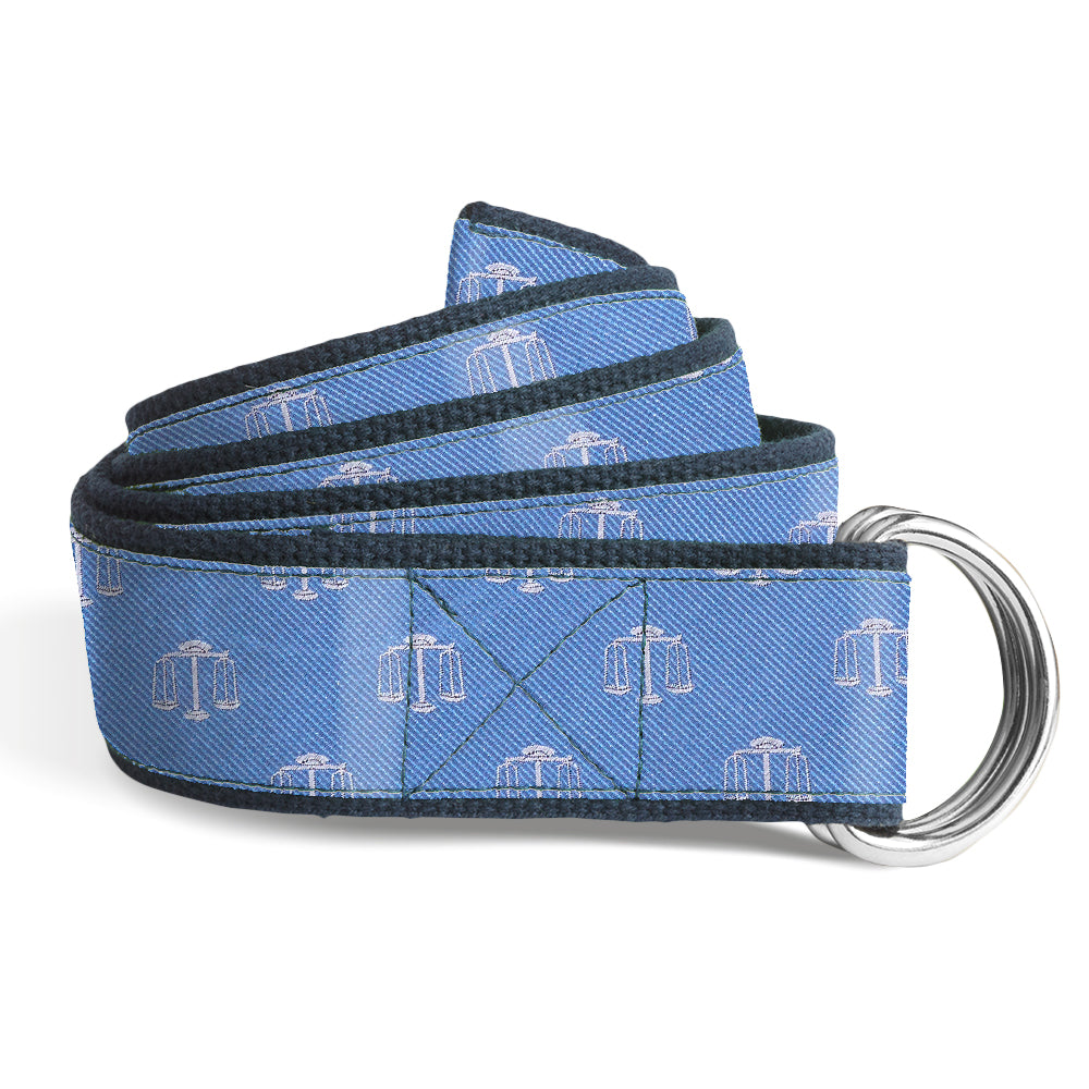 Atticus Blue - D-Ring Belts