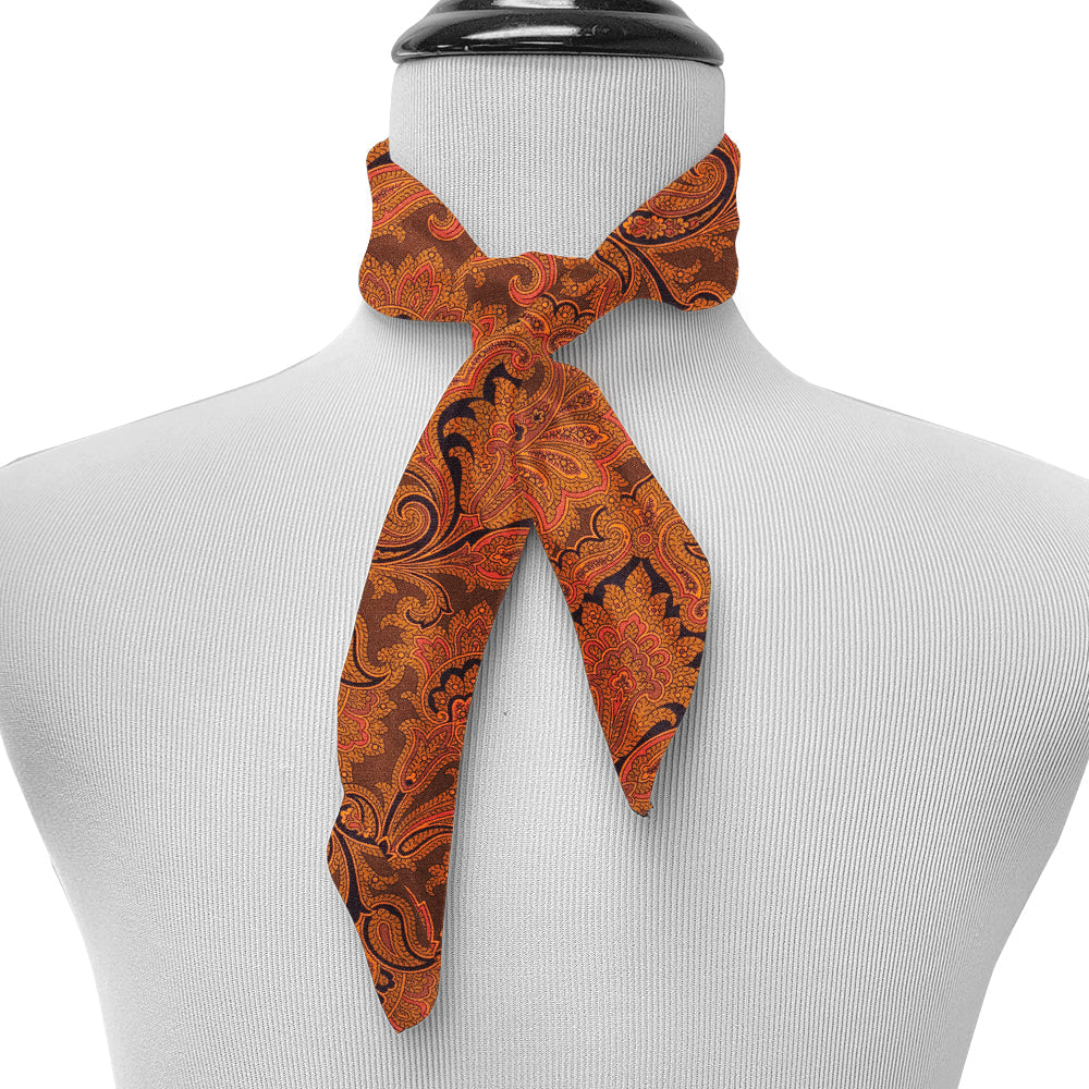 Autumn Harbor Silk Neckerchief