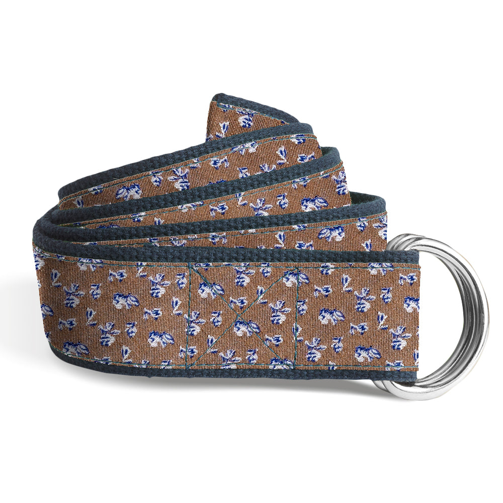 Beach Flower D-Ring Belts