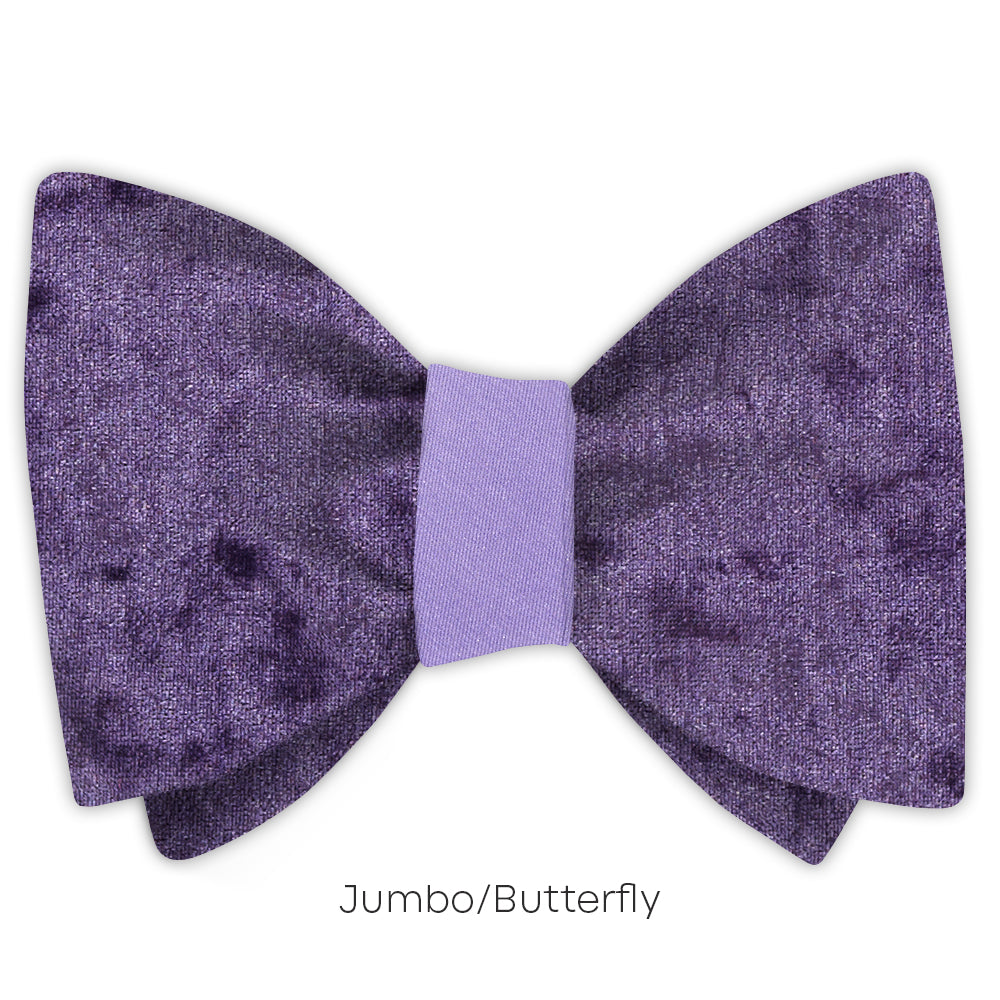Velvet Lapis - Reversible bow ties