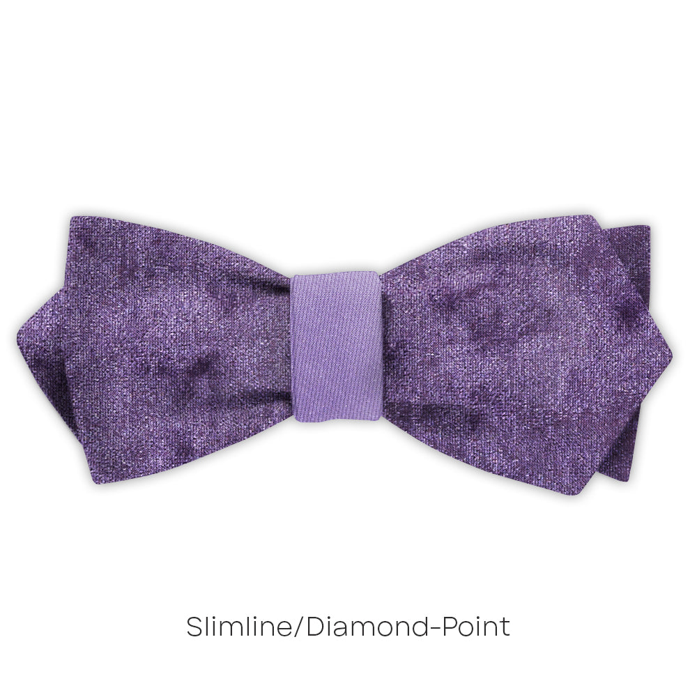 Velvet Lapis - Reversible bow ties