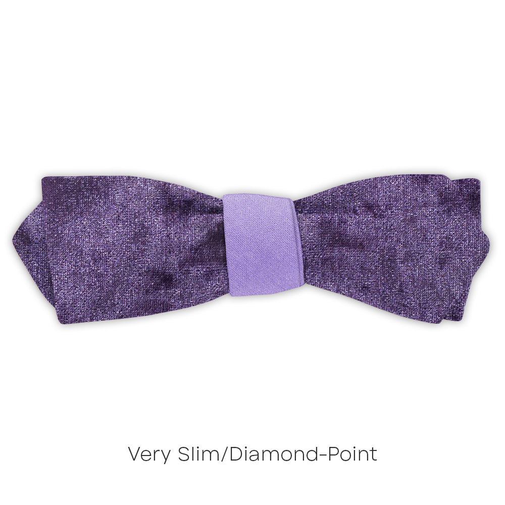 Velvet Lapis - Reversible bow ties