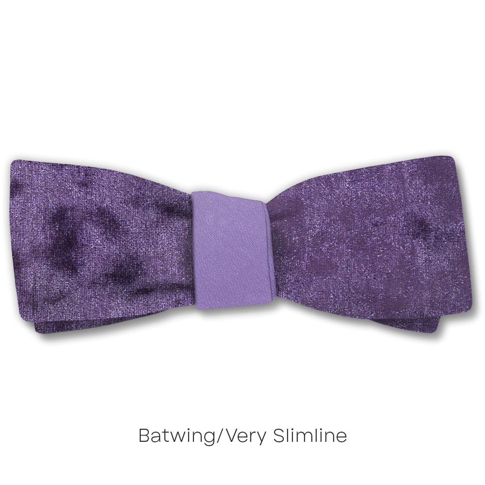 Velvet Lapis - Reversible bow ties