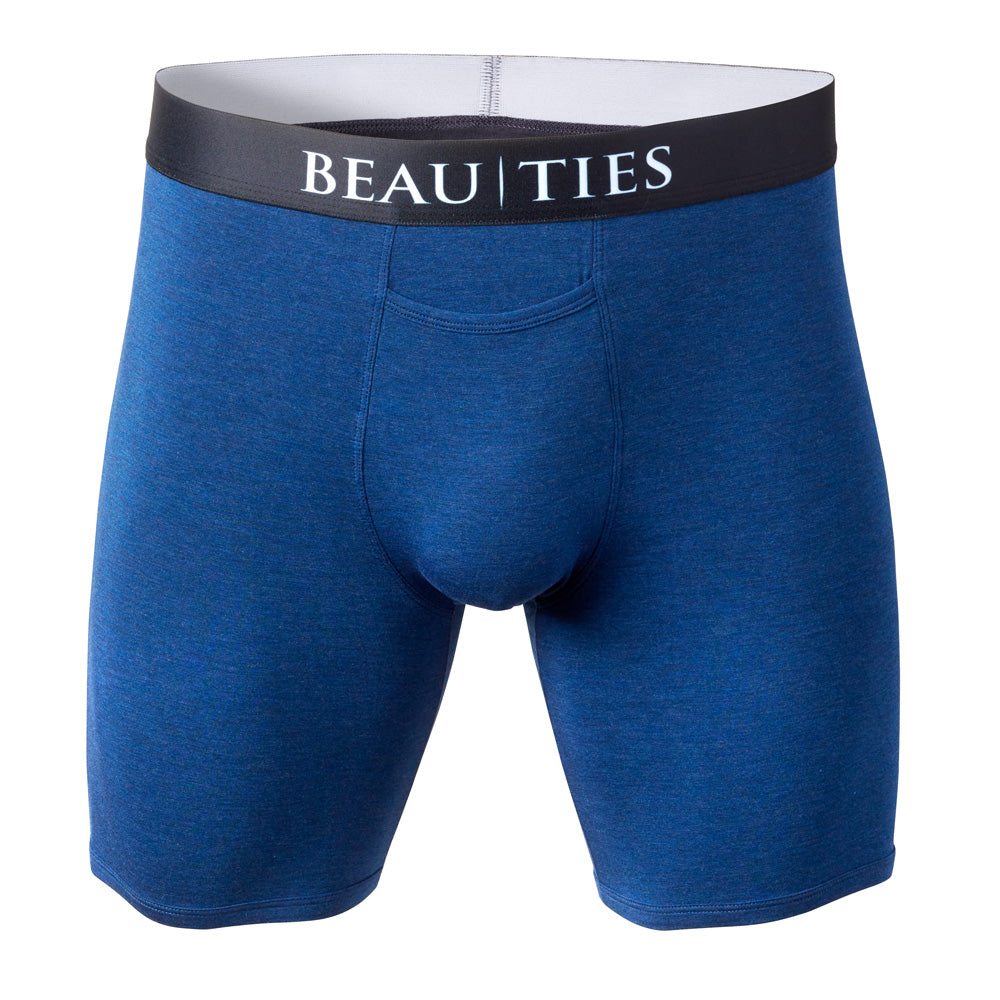 Blue Bamboo Viscose Boxer Briefs