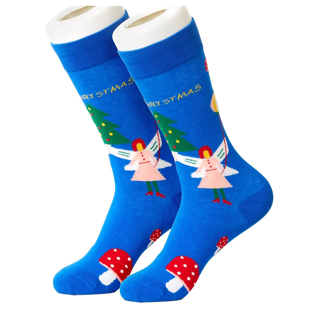 Blue Christmas Women's Socks