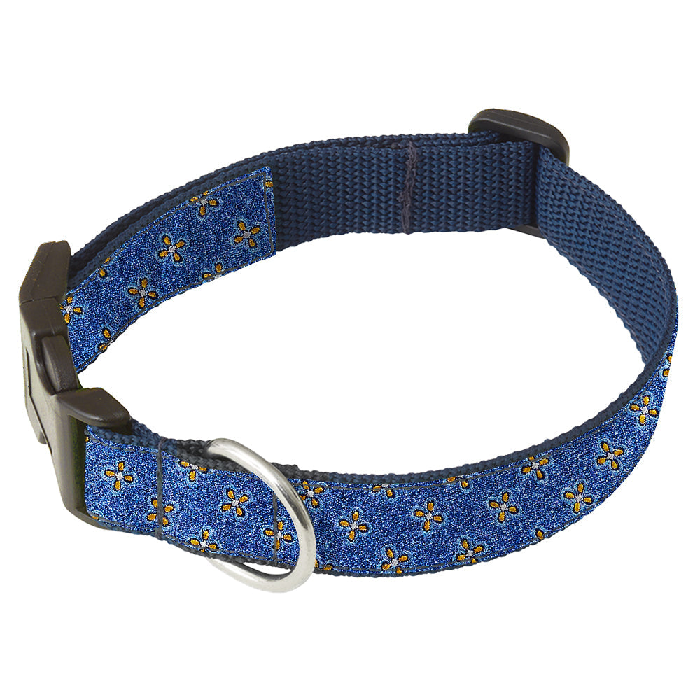 Blue Meadows Dog Collar
