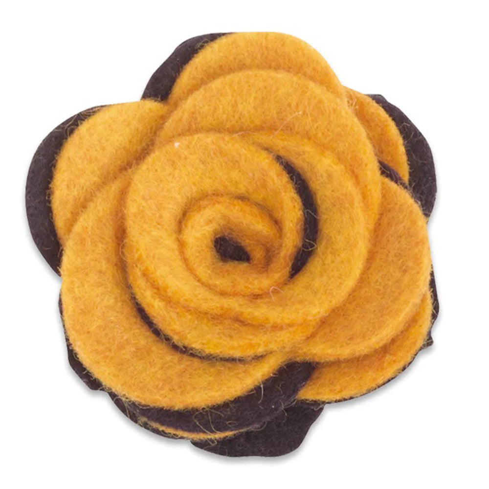 Orange/Black Twist - Beau Fleur Boutonniere