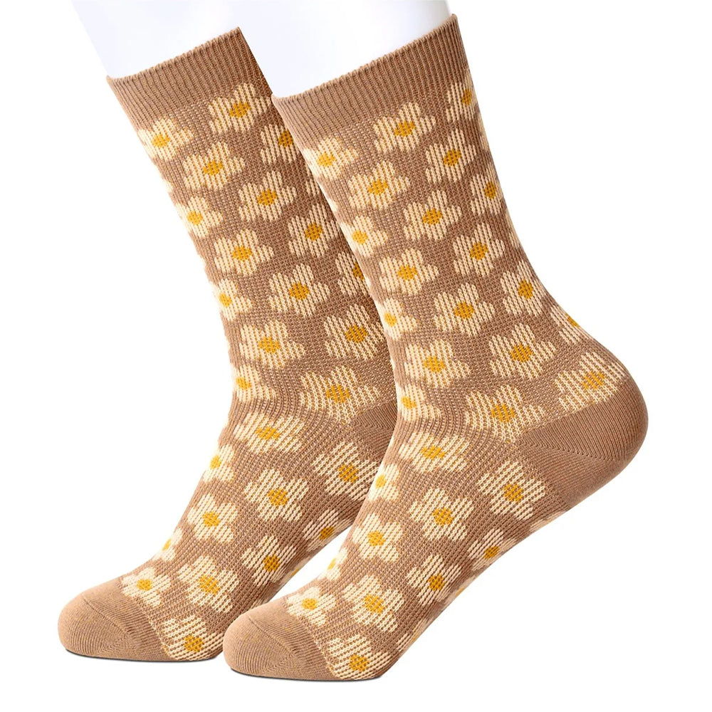 Bellis Brown Women's Socks