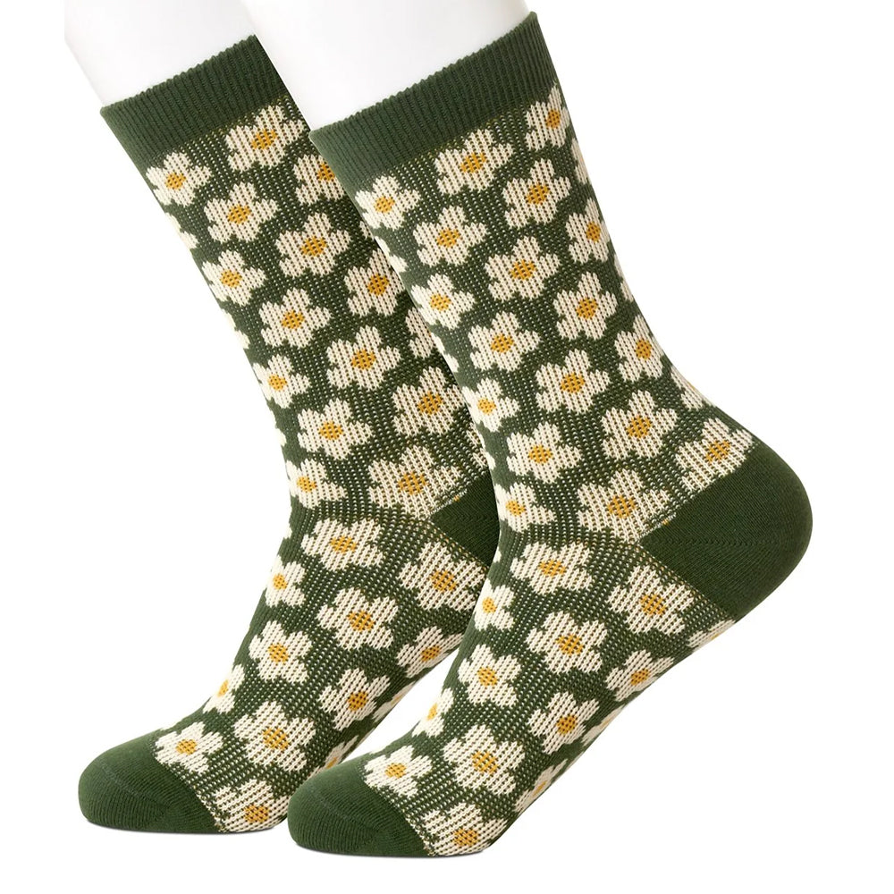 Bellis Green Women's Socks
